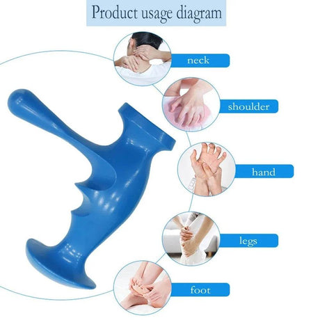 T - Shaped Manual Deep Trigger Point Massage Stick - Driftwood - Sleep Galleria