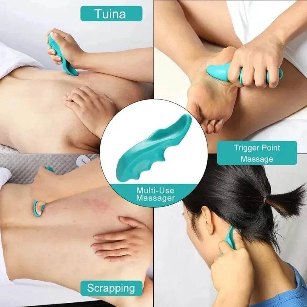 T - Shaped Manual Deep Trigger Point Massage Stick - Driftwood - Sleep Galleria