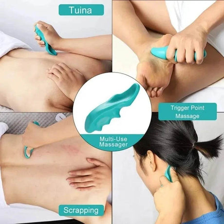 T - Shaped Manual Deep Trigger Point Massage Stick - Driftwood - Sleep Galleria