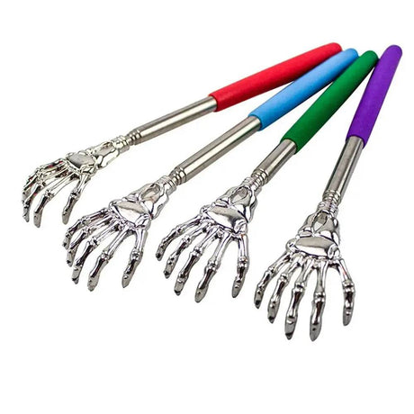 Telescopic Stainless Steel Extendable Back Scratcher - Driftwood - Sleep Galleria