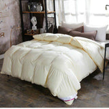 Thickened Cotton Down Velvet Goose Down Quilt - Driftwood - Sleep Galleria