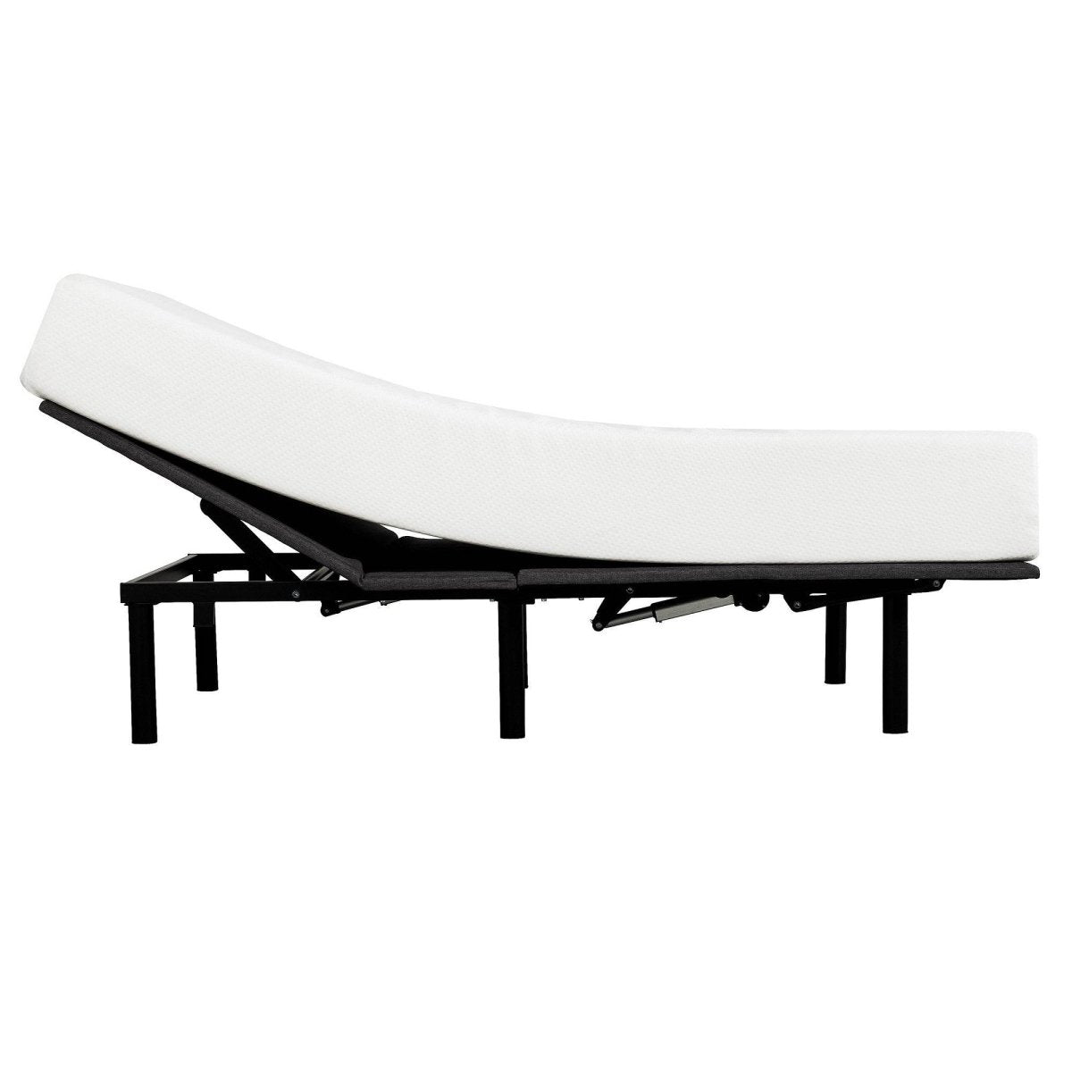 Traditional Split King Adjustable Bed Base With Wired Remote - Driftwood - Sleep Galleria