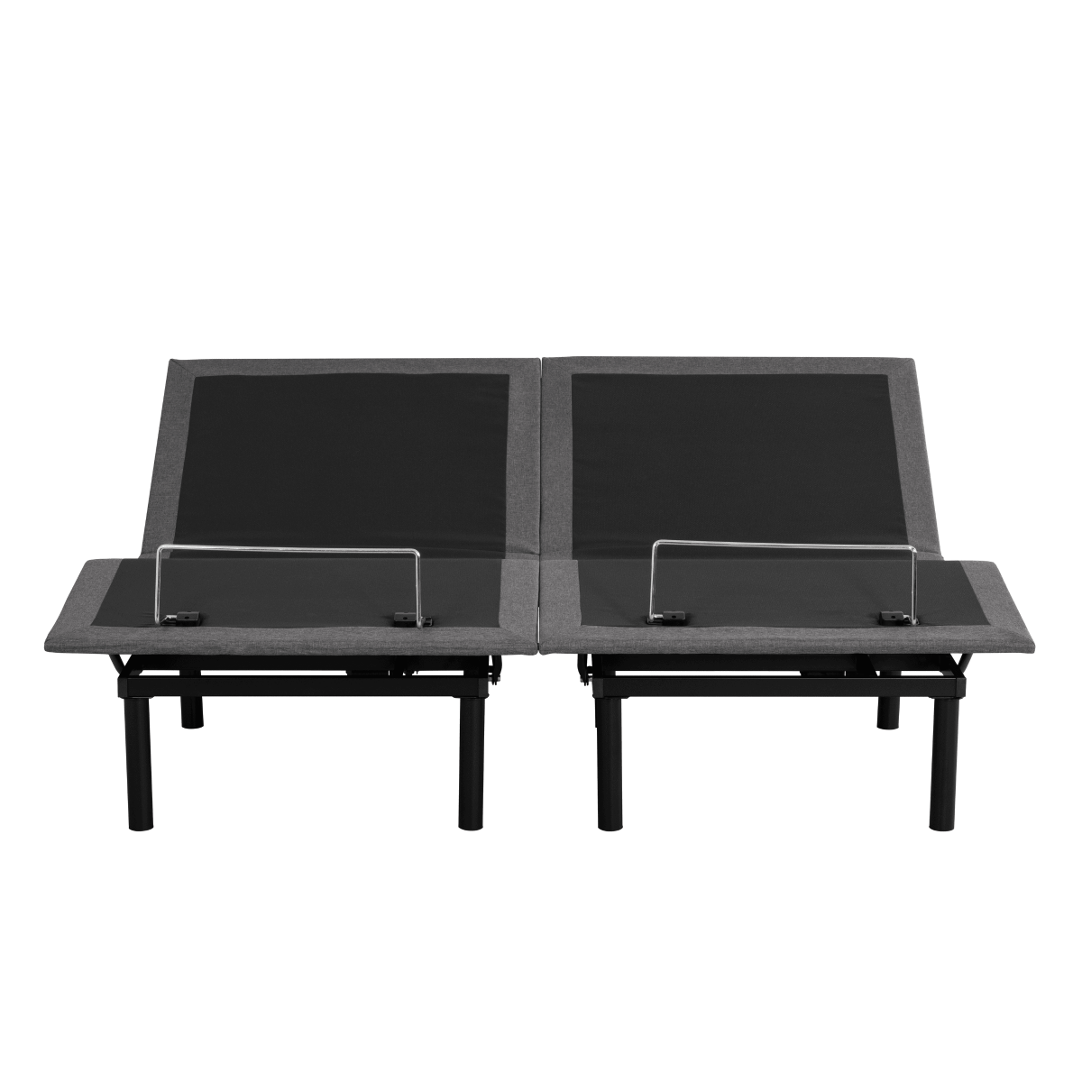 Traditional Split King Adjustable Bed Base With Wired Remote - Driftwood - Sleep Galleria