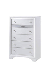 Traditional White Wood 5-Piece Bedroom Furniture Set - Sleep Galleria