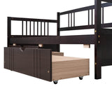 Twin Size Solid Wood Daybed With Two Drawers - Sleep Galleria