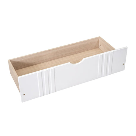 Twin Size Solid Wood Daybed With Two Drawers - Driftwood - Sleep Galleria