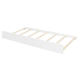 Twin Size Solid Wood House Daybed With Trundle - Driftwood - Sleep Galleria