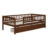 Twin Solid Wood Daybed With Two Spacious Drawers - Sleep Galleria