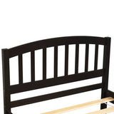 Twin Solid Wood Platform Bed Frame With Trundle - Sleep Galleria