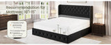 Velvet Upholstered Platform Bed Frame With Storage Drawers - Sleep Galleria