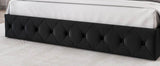 Velvet Upholstered Platform Bed Frame With Storage Drawers - Sleep Galleria
