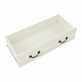 Vintage White 5-Drawer Engineered Wood Dresser - Sleep Galleria