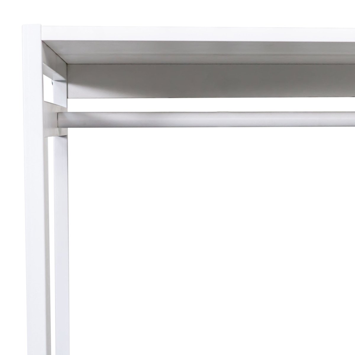 White Particle Board Armoire Wardrobe Closet With Shelves - Driftwood - Sleep Galleria