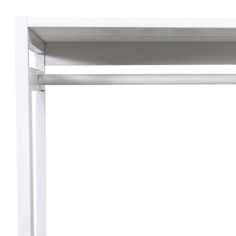White Particle Board Armoire Wardrobe Closet With Shelves - Driftwood - Sleep Galleria