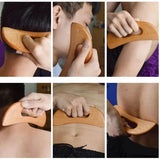 Wooden Beech Gua Sha Massage Scraping Tool - Driftwood - Sleep Galleria