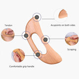 Wooden Beech Gua Sha Massage Scraping Tool - Driftwood - Sleep Galleria