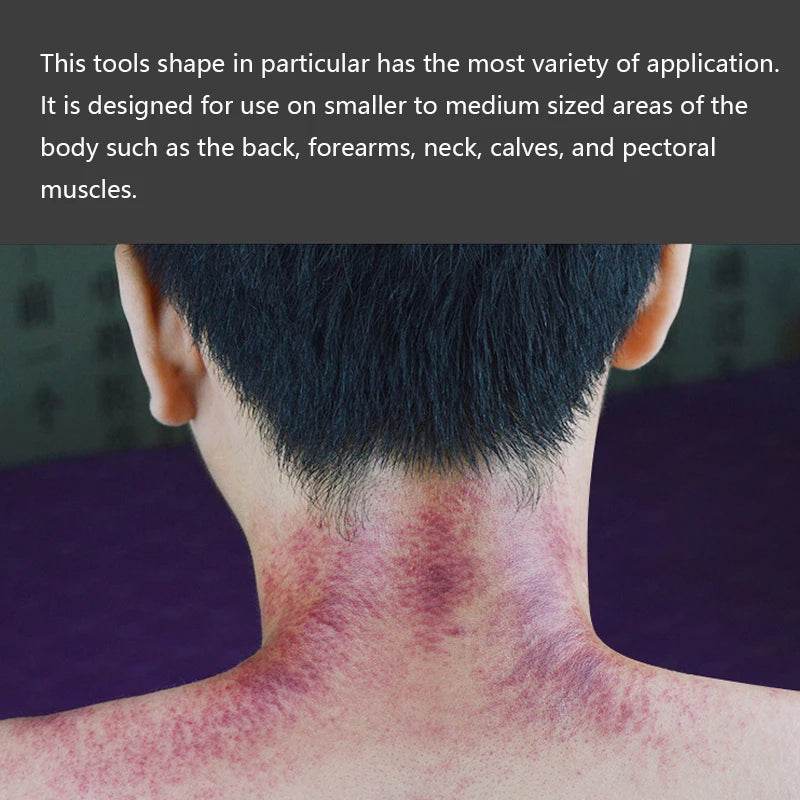 Wooden Beech Gua Sha Massage Scraping Tool - Driftwood - Sleep Galleria