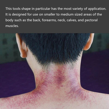 Wooden Beech Gua Sha Massage Scraping Tool - Driftwood - Sleep Galleria