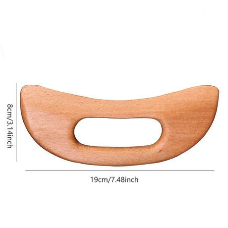 Wooden Beech Gua Sha Massage Scraping Tool - Driftwood - Sleep Galleria