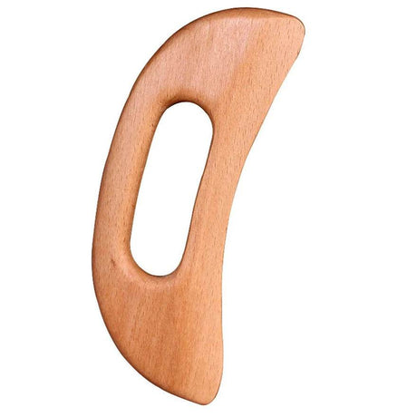 Wooden Beech Gua Sha Massage Scraping Tool - Driftwood - Sleep Galleria