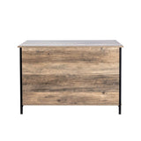 Wooden Indoor Dog Crate Furniture With Two Doors - Sleep Galleria