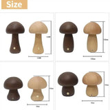 Wooden LED Mushroom Touch Table Lamp Dimmable - Sleep Galleria