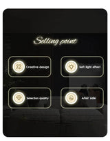 Wooden LED Mushroom Touch Table Lamp Dimmable - Sleep Galleria
