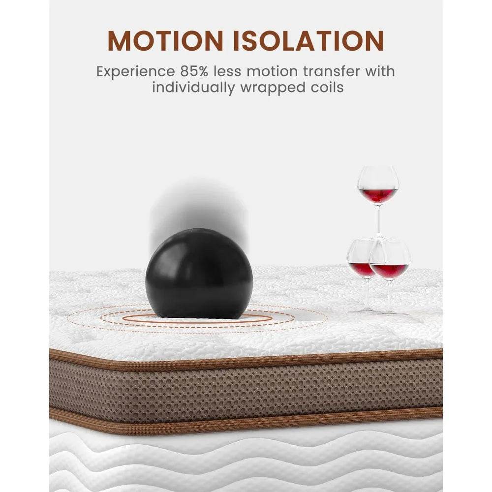 14-Inch Euro Top Hybrid Mattress - Sleep Galleria
