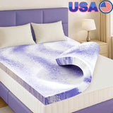 Cooling Gel - Infused Memory Foam Mattress Topper 2 - Inch - DUTRIEUX - Sleep Galleria