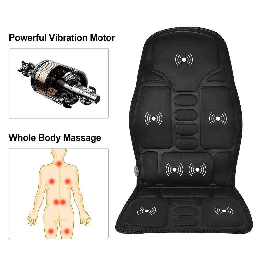 Vibrating Electric Full Body Portable Massage Cushion - DUTRIEUX - Sleep Galleria