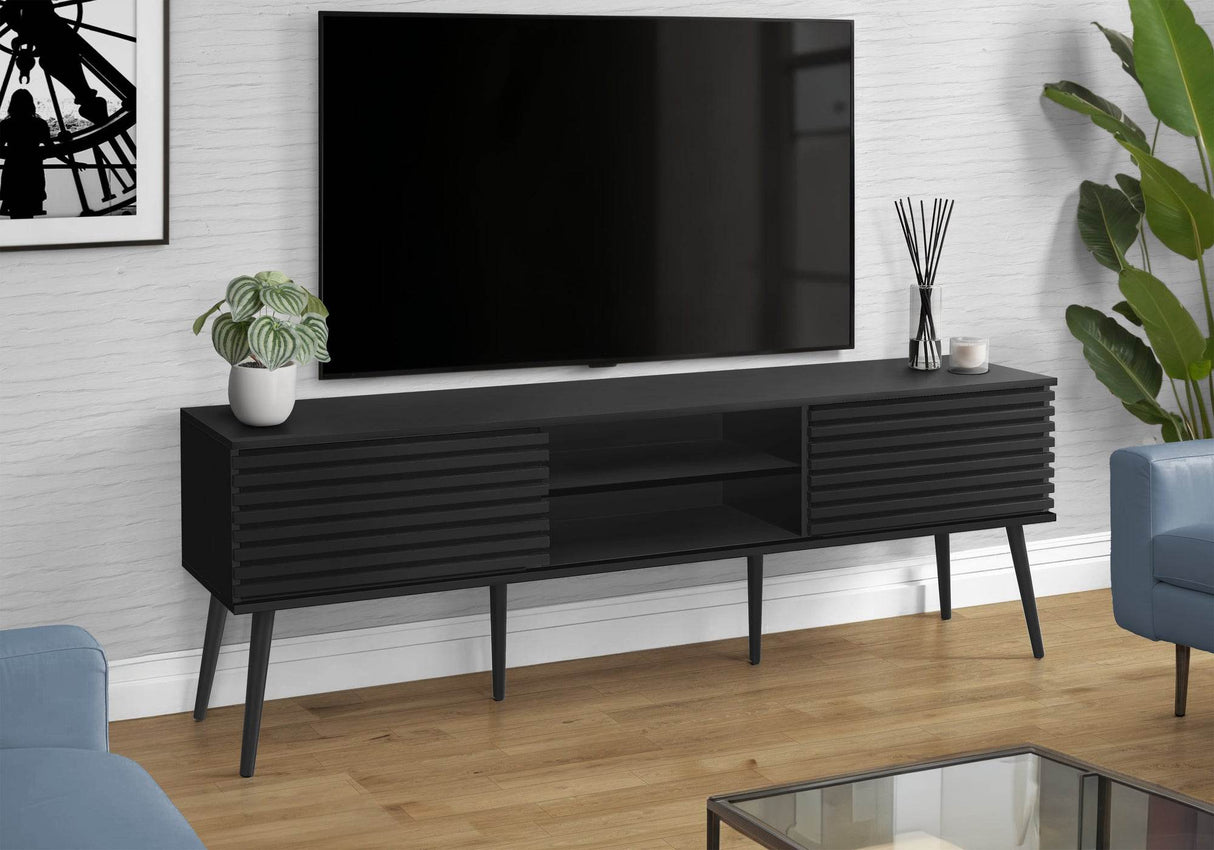 Contemporary Solid Wood 72-Inch TV Stand Console - Sleep Galleria