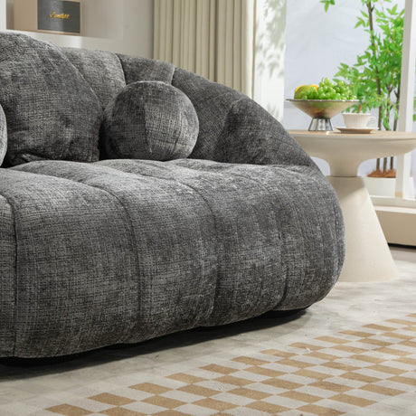 High Density Foam Chenille Bean Bag Lounge Chair - Sleep Galleria