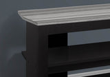 Contemporary 42-Inch Black Grey Particle Board TV Stand - Sleep Galleria