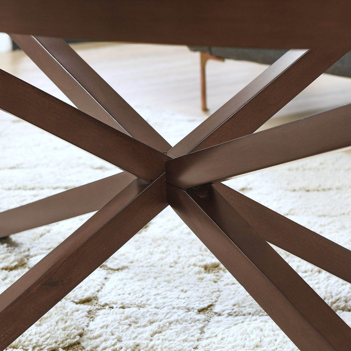Modern Round Tempered Glass Top Coffee Table - Sleep Galleria
