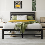 Full Metal Rustic Industrial Full Bed Frame