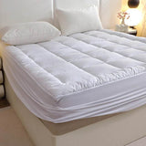 360gsm Quilted Thin Mattress Pad with Bed Skirt Protector Cover - easYum - Sleep Galleria