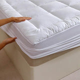 360gsm Quilted Thin Mattress Pad with Bed Skirt Protector Cover - easYum - Sleep Galleria