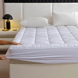 360gsm Quilted Thin Mattress Pad with Bed Skirt Protector Cover - easYum - Sleep Galleria
