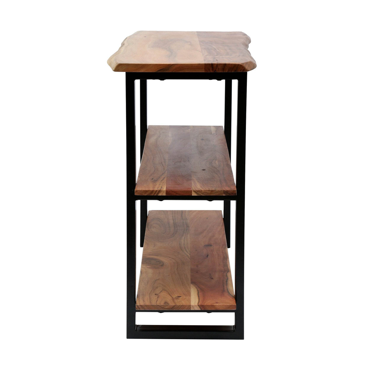 Handcrafted Modern Industrial MDF Metal Media Console Table - Sleep Galleria