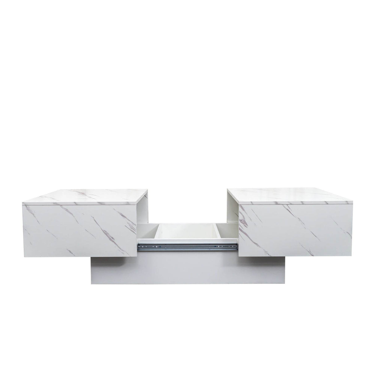Extendable Sliding Top Coffee Table With Hidden Storage - Sleep Galleria