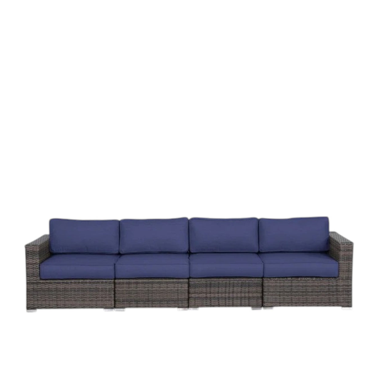 4-Piece Weather-Resistant Outdoor Wicker Patio Sofa Set