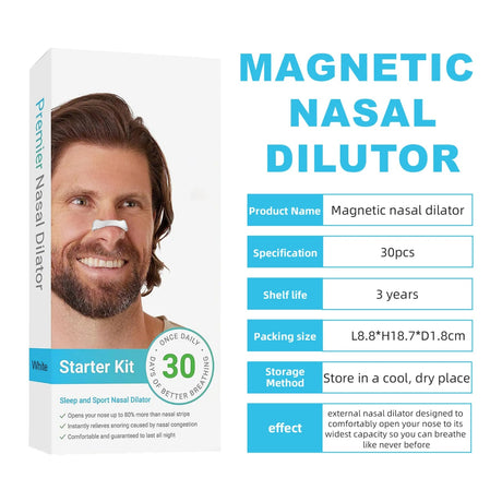 Anti - Snoring Magnetic Nose Clip Sleep Aid - eelhoe - Sleep Galleria