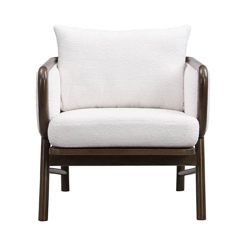 Set of 2 Sherpa Fabric Upholstered Accent Chairs - Sleep Galleria