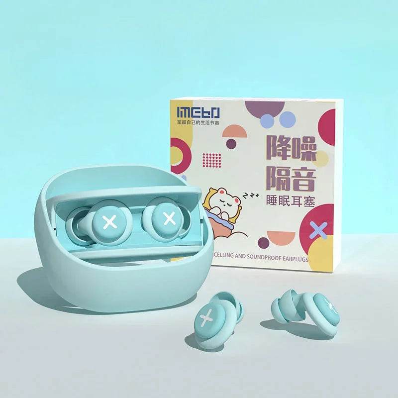 Pair Of Soft Silicone Noise Reduction Sleep Earplugs - EOENKK - Sleep Galleria