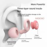 Pair Of Soft Silicone Noise Reduction Sleep Earplugs - EOENKK - Sleep Galleria