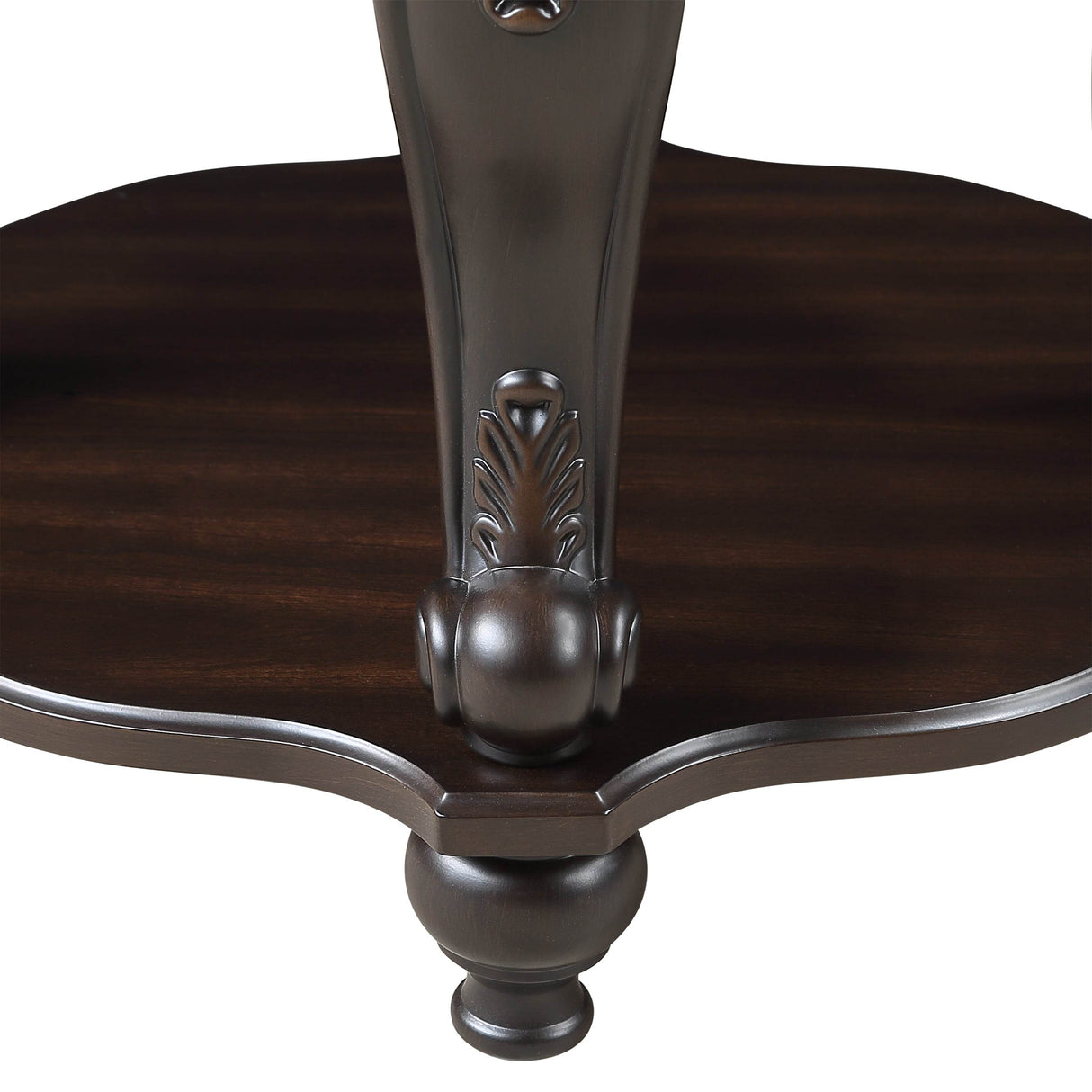 3-Piece Espresso Rubber Wood Coffee Table Set - Sleep Galleria