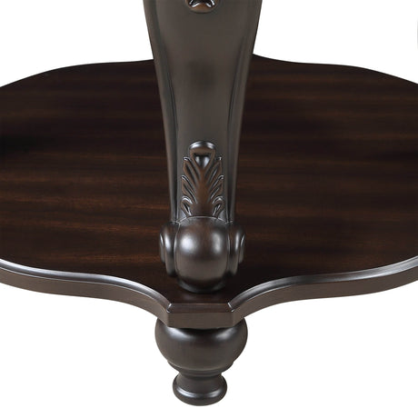 3-Piece Espresso Rubber Wood Coffee Table Set - Sleep Galleria