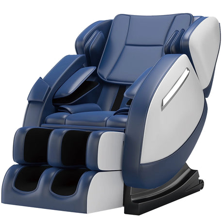 Massage Chair, Full Body Recliner with Zero Gravity Chair, Air Pressure, Bluetooth, Heat and Foot Roller Included, Black