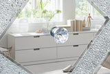 47-Inch Mirrored Antique Media Console With Storage - Sleep Galleria