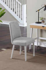 Taylor Solid Wood Gray Fabric Task Chair